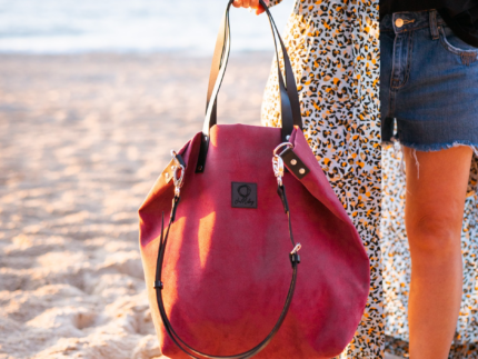 Novelty Simple Maroon Black Torebka Damska