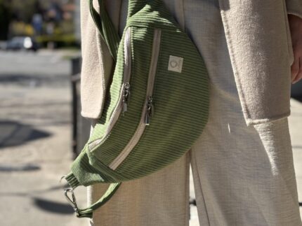 Nerka Green Thin Cord Beige