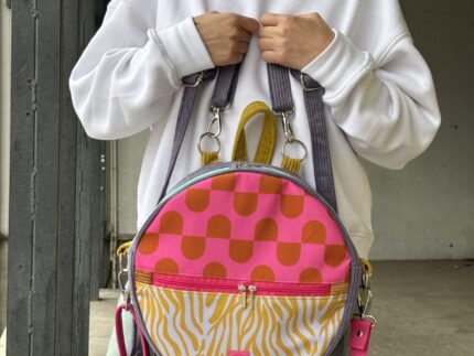 Circle Purple Zebra BP Plecak Damski