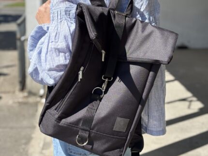 Wo/Man in Black Backpack Plecak Miejski