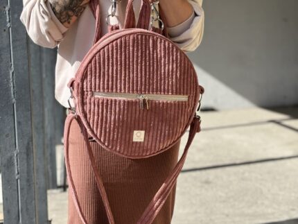 Circle Raspberry Thick Cord BP Plecak Damski - NOW!
