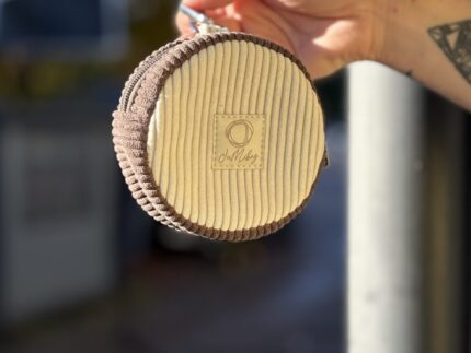 Micro Circle Beige&Brown